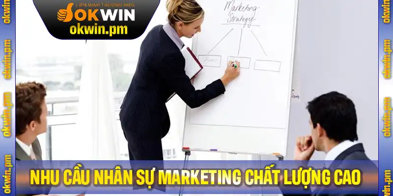 Nhu cầu nhân sự Marketing chất lượng cao tại OKWIN ngày càng tăng mạnh